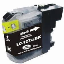 LC-127XLBK Tintenpatrone XXL black kompatibel zu Brother