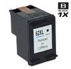 62XL Tinte black kompatibel zu HP C2P05AE 600 S.