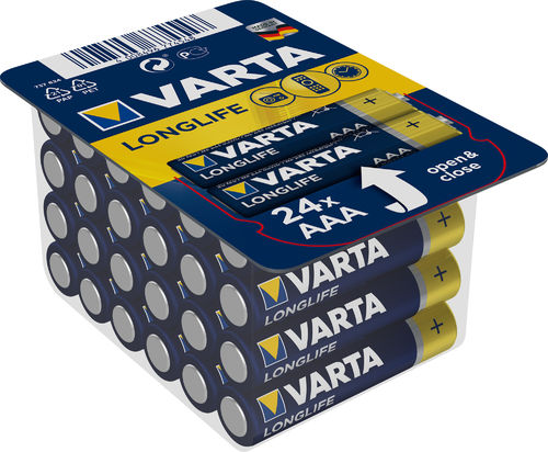 VARTA Longlife 4103301124 AAA/LR03, 24 Stück
